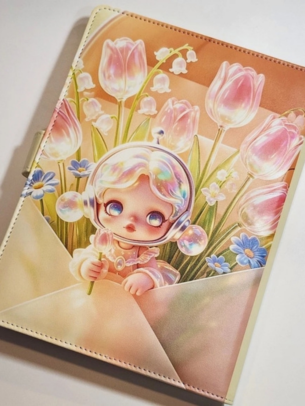 Skullpanda Inspired Floral Ring A5 Planner / Binder
